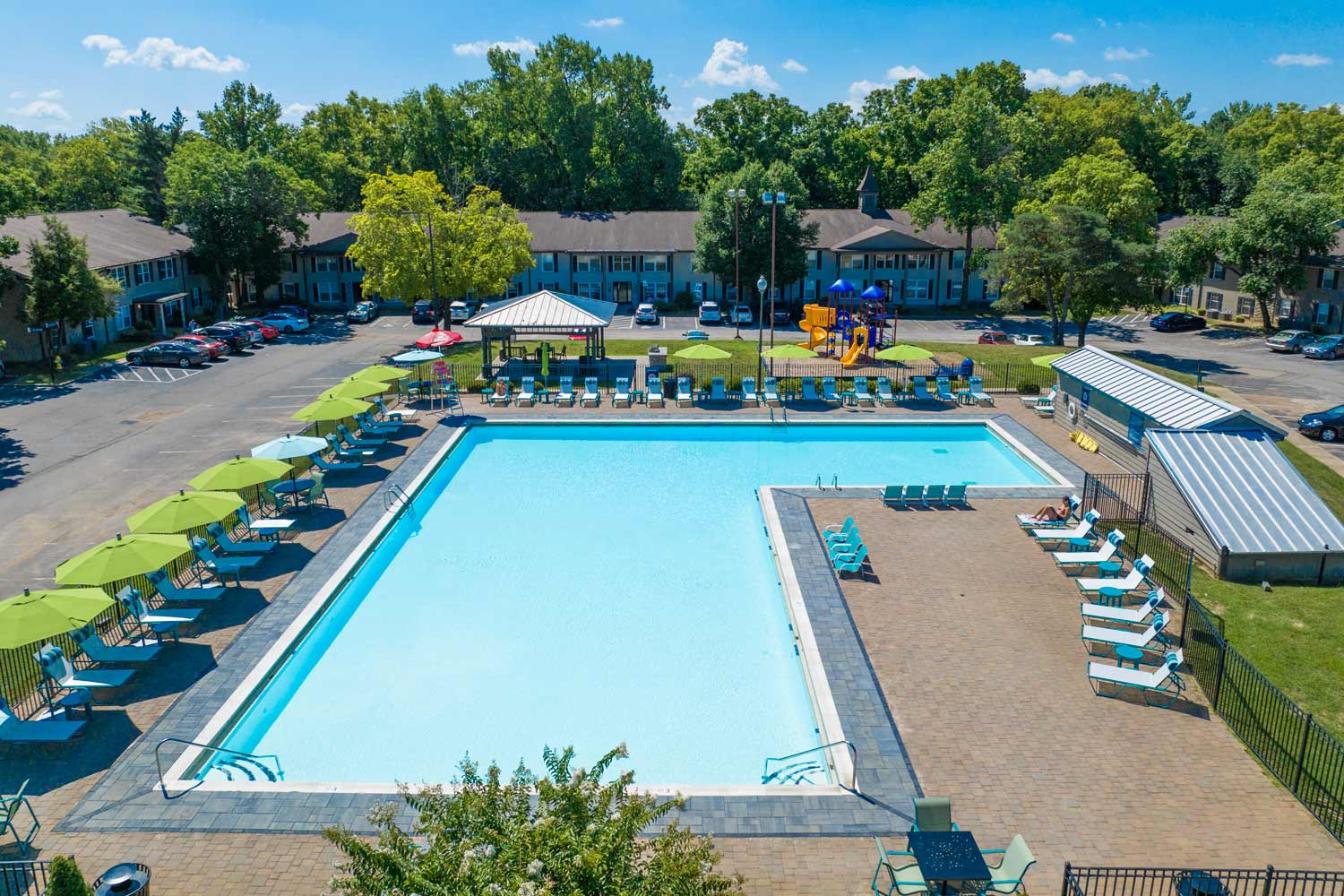 Resort-style pool